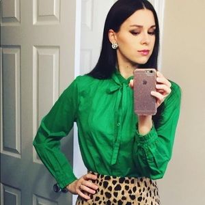4 for $25 green blouse